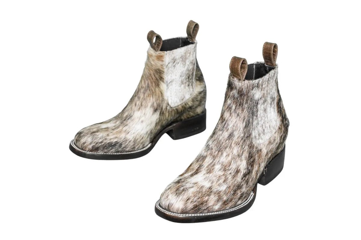 The Aurora Cowhide Boots – Size 7.5 Us by Stiefeld Boots – Don't Panic Shoes