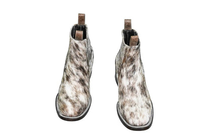 The Aurora Cowhide Boots – Size 8 Us by Stiefeld Boots – Don't Panic Shoes