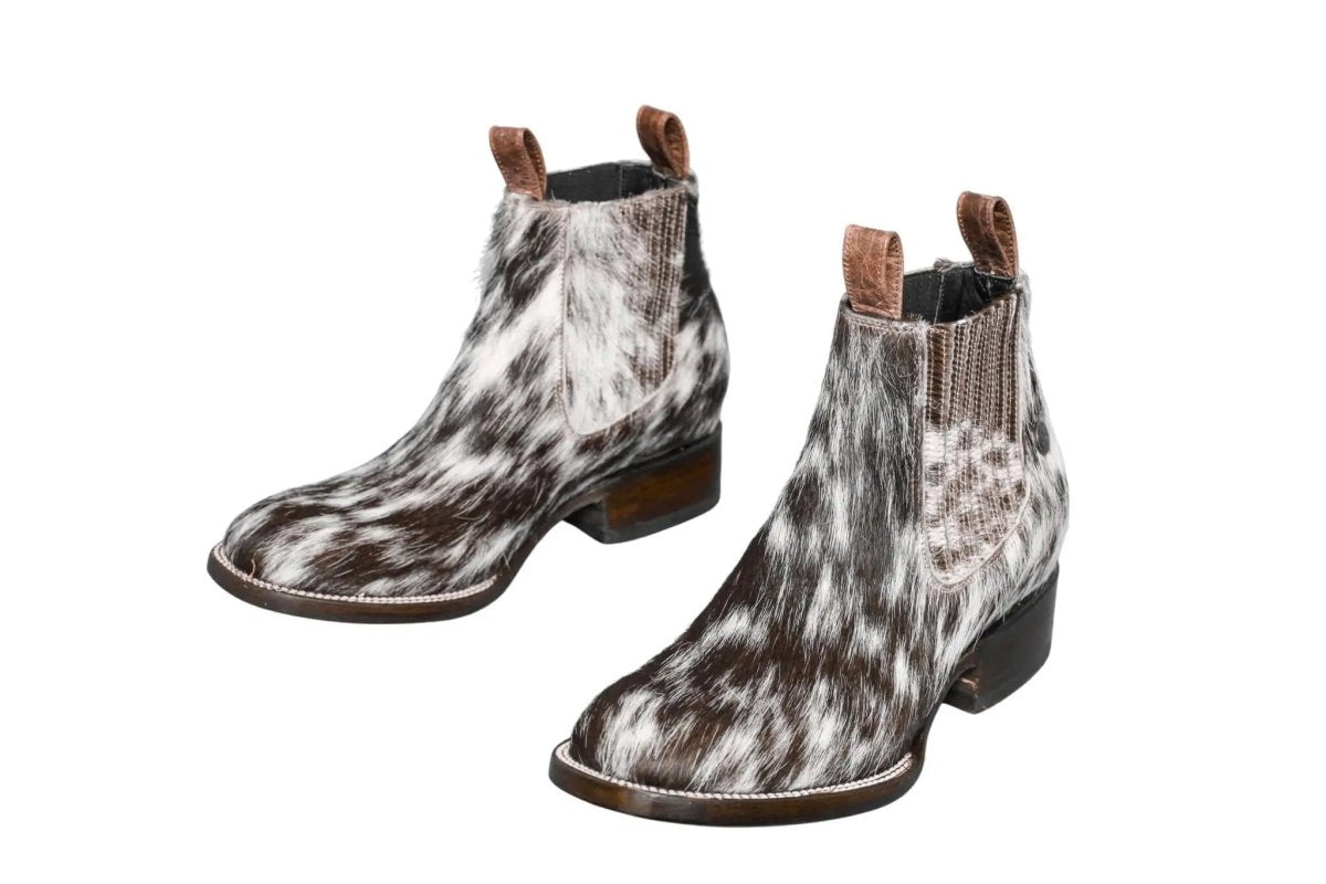 The Aurora Cowhide Boots – Size 8 Us by Stiefeld Boots – Don't Panic Shoes