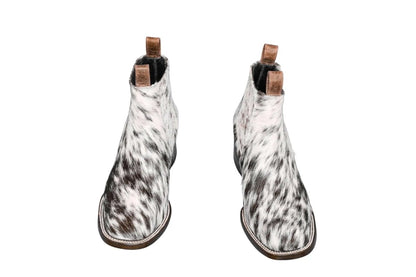 The Aurora Cowhide Boots – Size 8 Us by Stiefeld Boots – Don't Panic Shoes