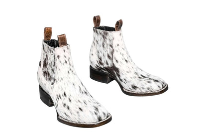 The Aurora Cowhide Boots – Size 8.5 Us by Stiefeld Boots – Don't Panic Shoes