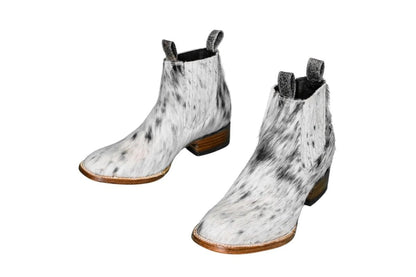 The Aurora Cowhide Boots – Size 9 Us by Stiefeld Boots – Don't Panic Shoes