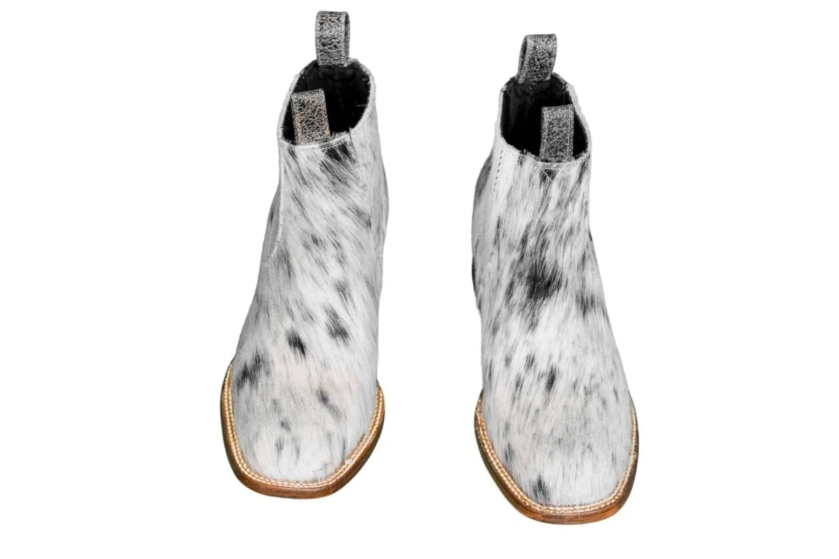 The Aurora Cowhide Boots – Size 9 Us by Stiefeld Boots – Don't Panic Shoes