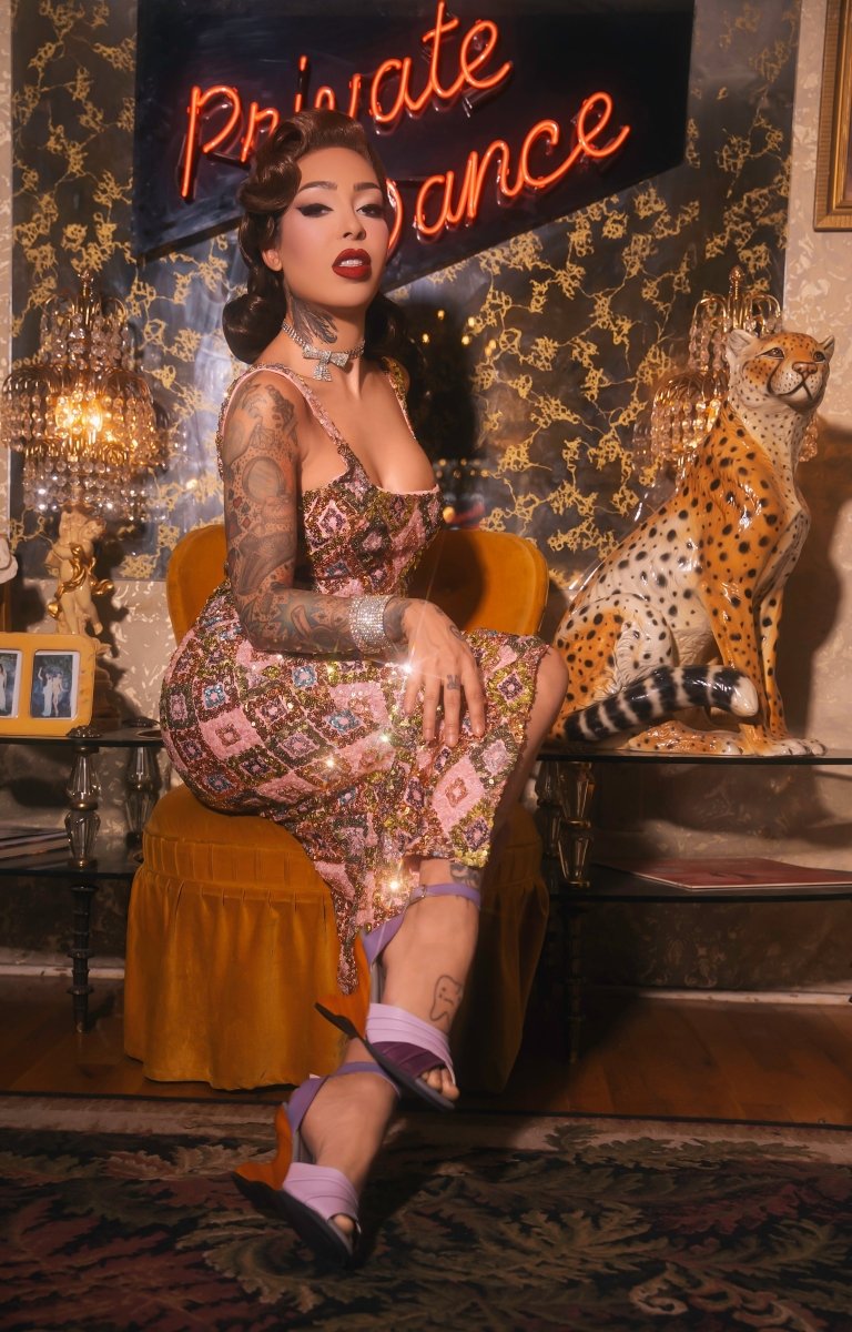 The Boom Boom - In Lilac shoes by Lucky Lou Shoes – Don't Panic Shoes