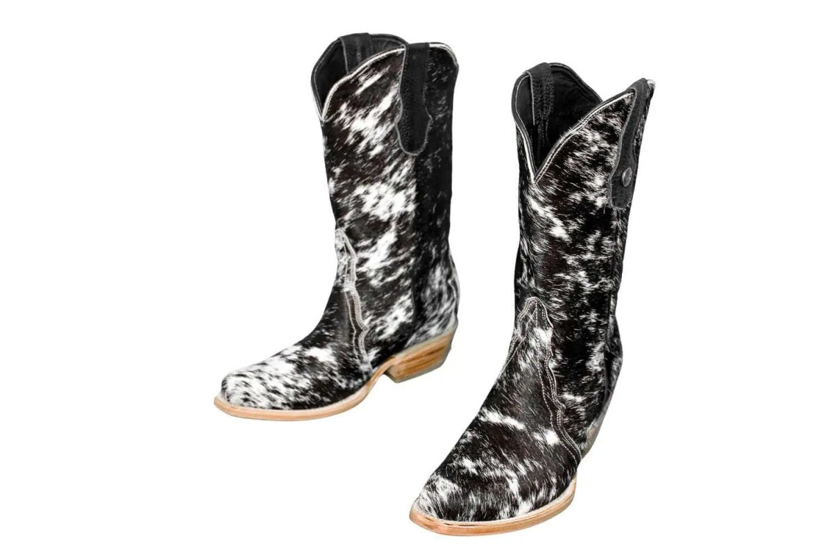 The Carmen Cowhide Boots – Size 6 by Stiefeld Boots – Don't Panic Shoes
