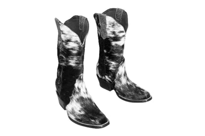 The Carmen Cowhide Boots – Size 7 by Stiefeld Boots – Don't Panic Shoes
