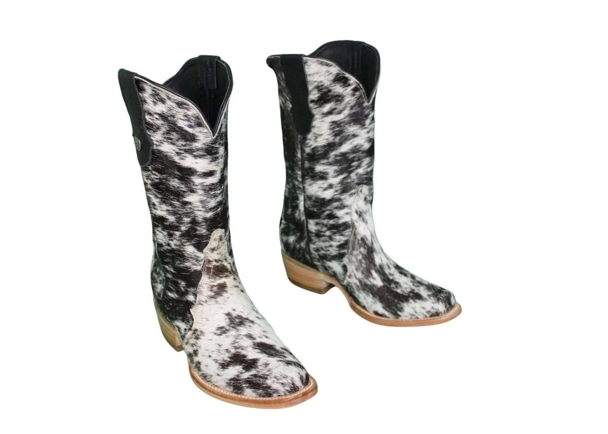 The Carmen Cowhide Boots – Size 7 by Stiefeld Boots – Don't Panic Shoes