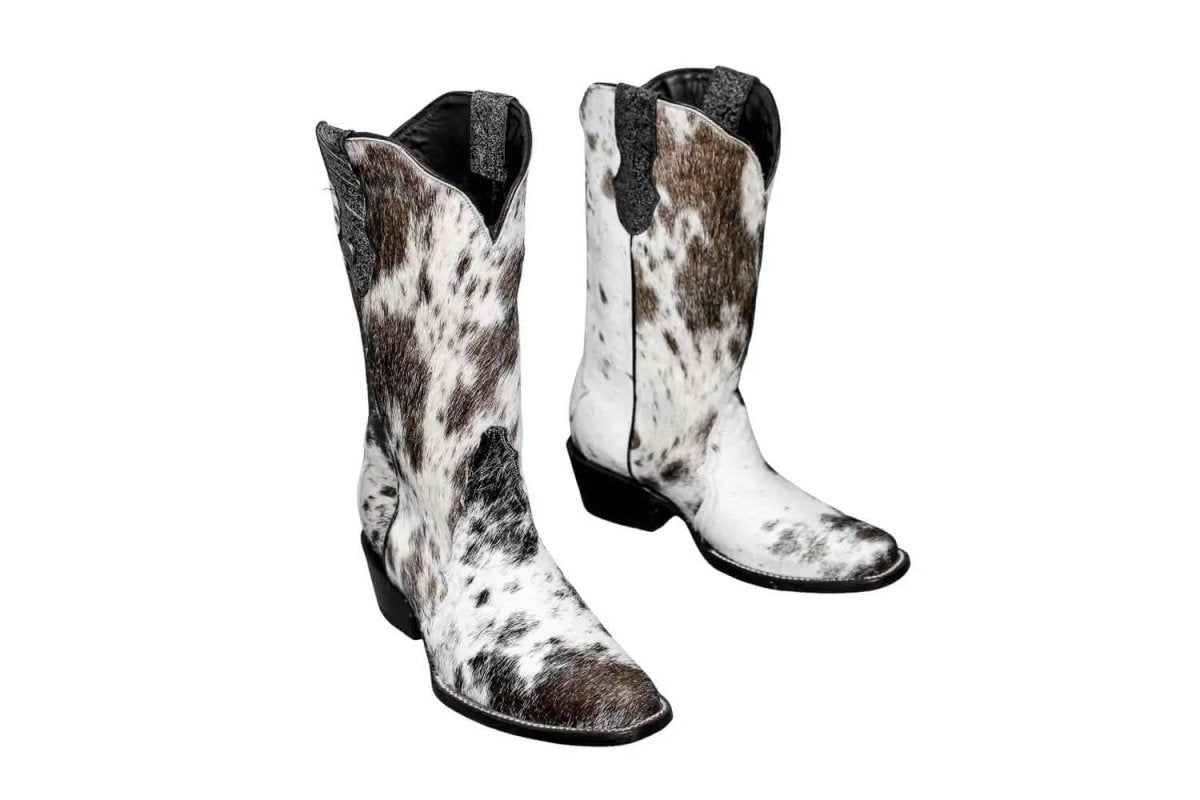 The Carmen Cowhide Boots – Size 7 by Stiefeld Boots – Don't Panic Shoes