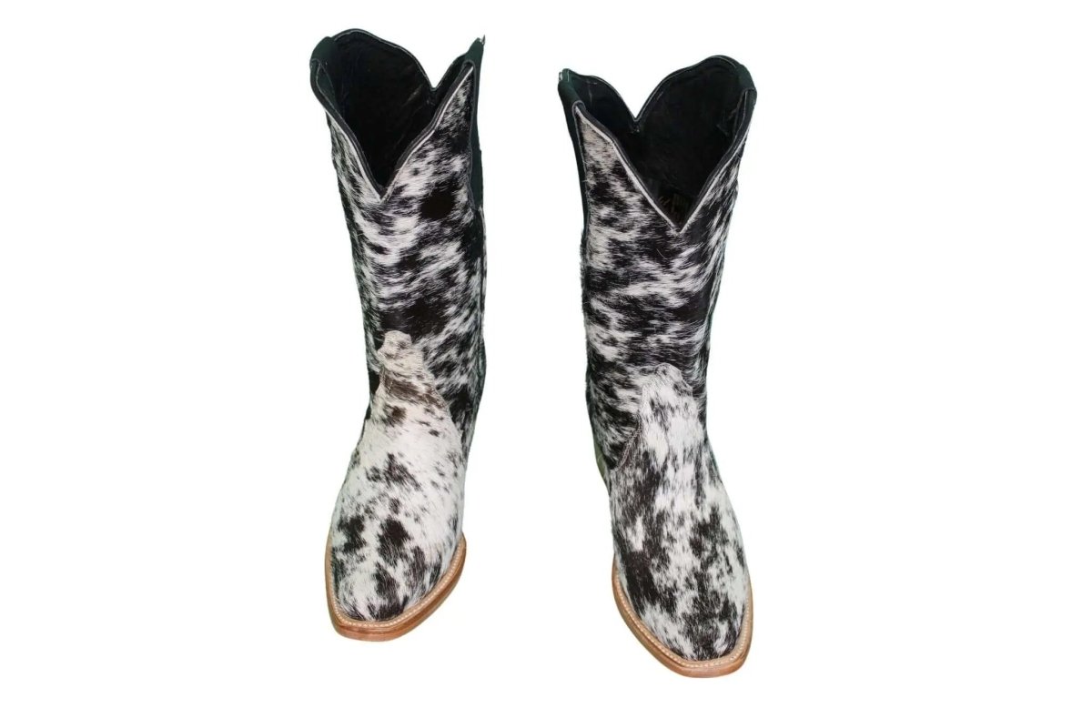 The Carmen Cowhide Boots – Size 7 by Stiefeld Boots – Don't Panic Shoes