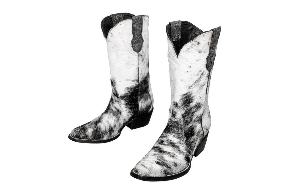 The Carmen Cowhide Boots – Size 7 by Stiefeld Boots – Don't Panic Shoes