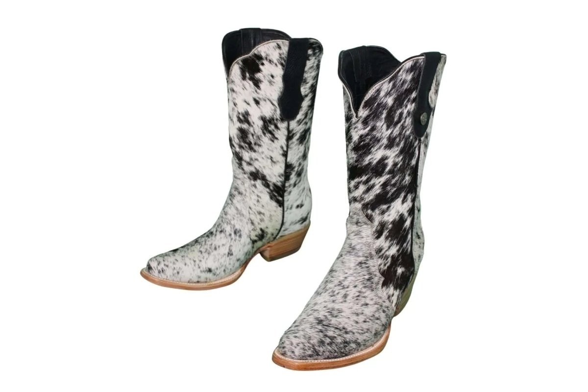 The Carmen Cowhide Boots – Size 8 by Stiefeld Boots – Don't Panic Shoes