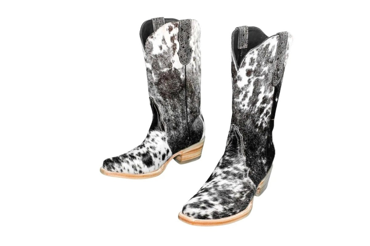 The Carmen Cowhide Boots – Size 8 by Stiefeld Boots – Don't Panic Shoes