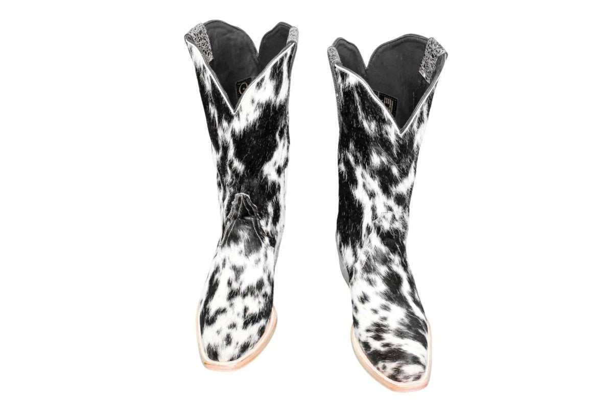 The Carmen Cowhide Boots – Size 8 by Stiefeld Boots – Don't Panic Shoes