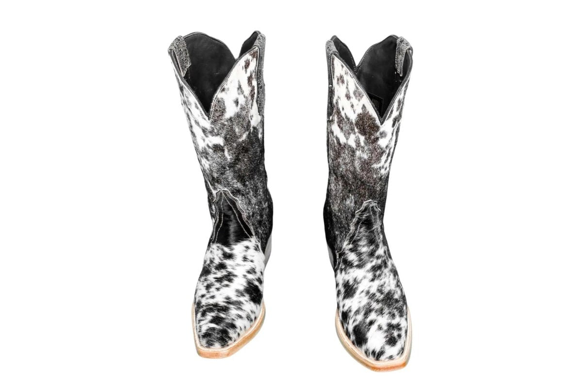 The Carmen Cowhide Boots – Size 8 by Stiefeld Boots – Don't Panic Shoes