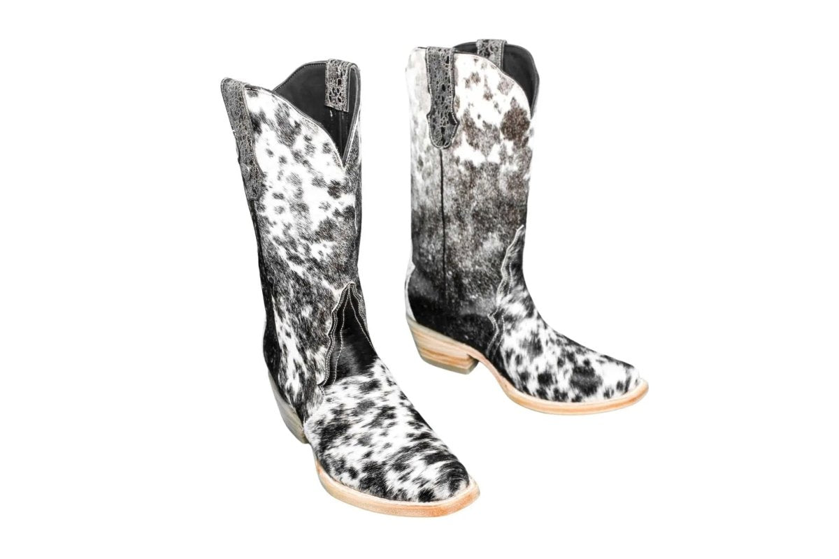 The Carmen Cowhide Boots – Size 8 by Stiefeld Boots – Don't Panic Shoes