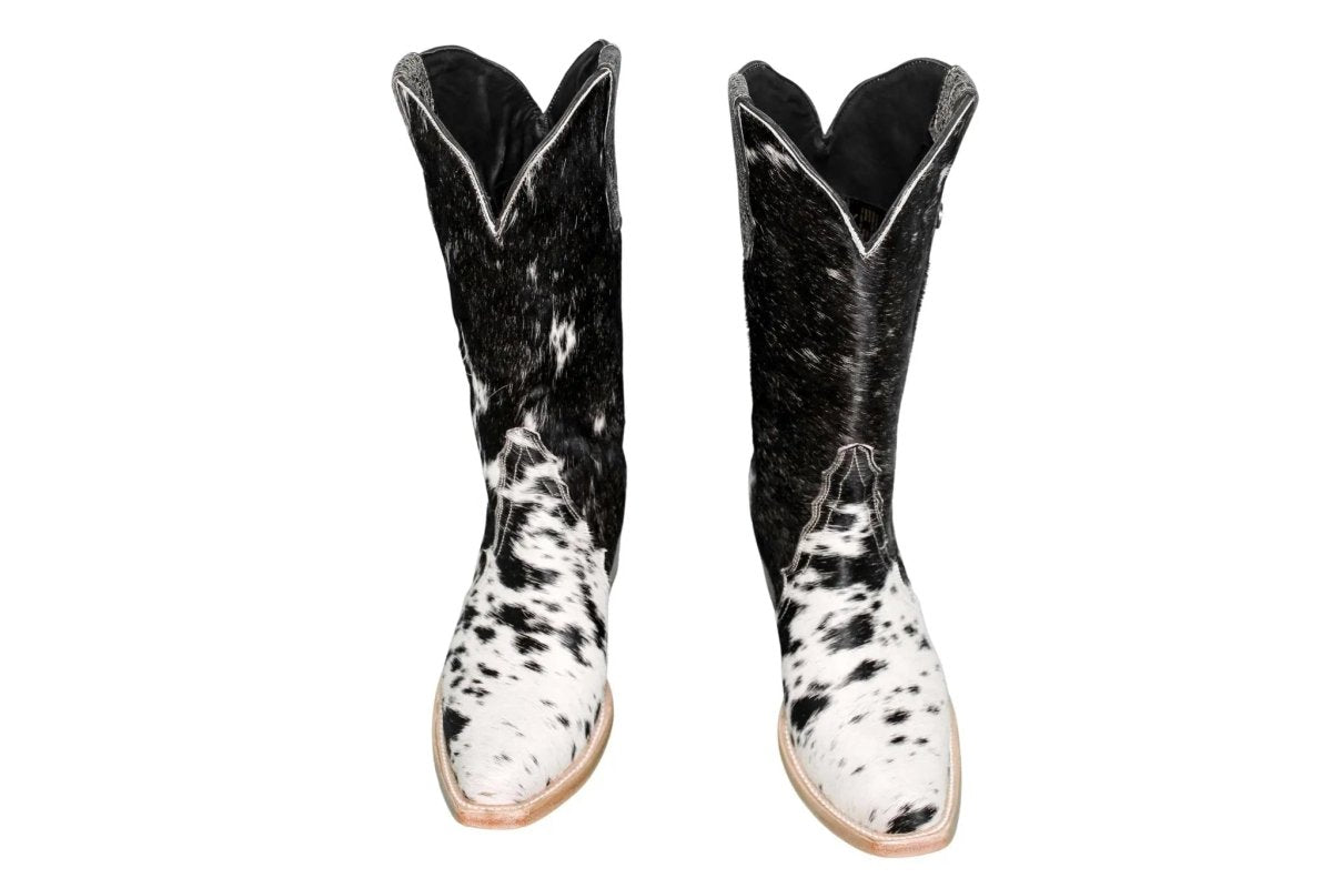 The Carmen Cowhide Boots – Size 9 by Stiefeld Boots – Don't Panic Shoes