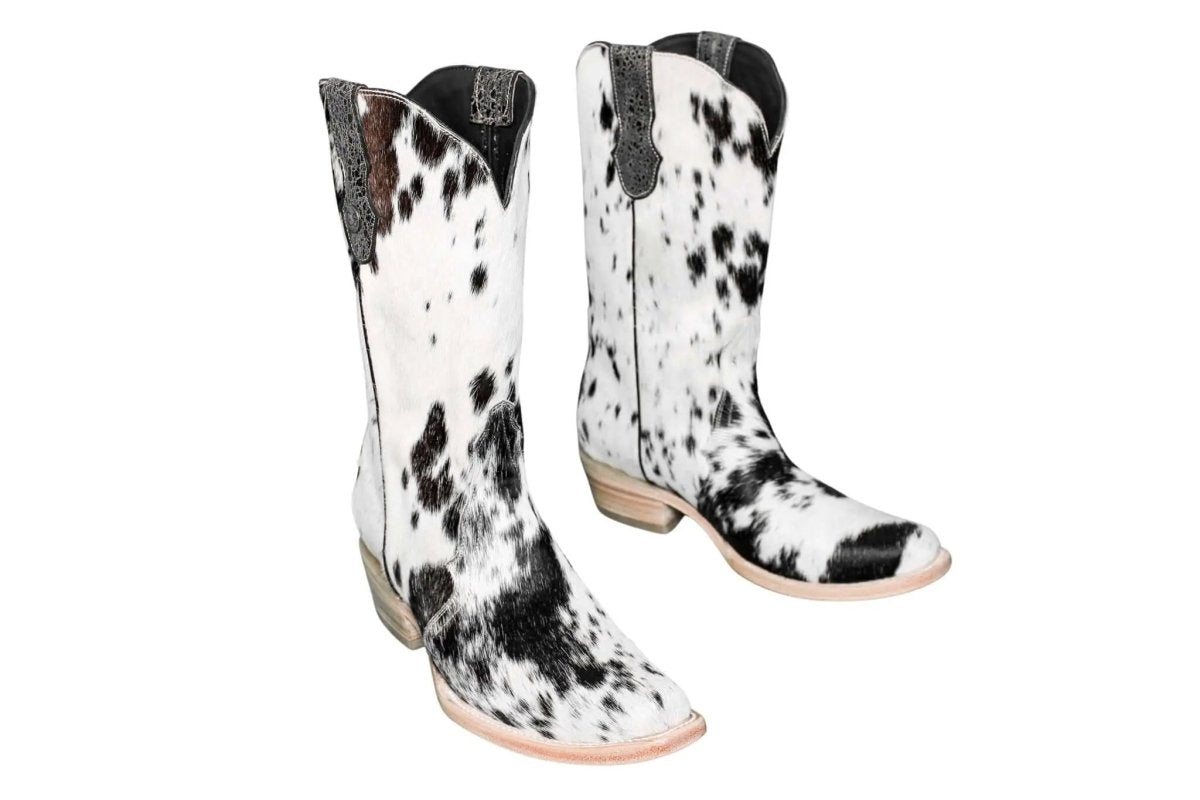 The Carmen Cowhide Boots – Size 9.5 by Stiefeld Boots – Don't Panic Shoes
