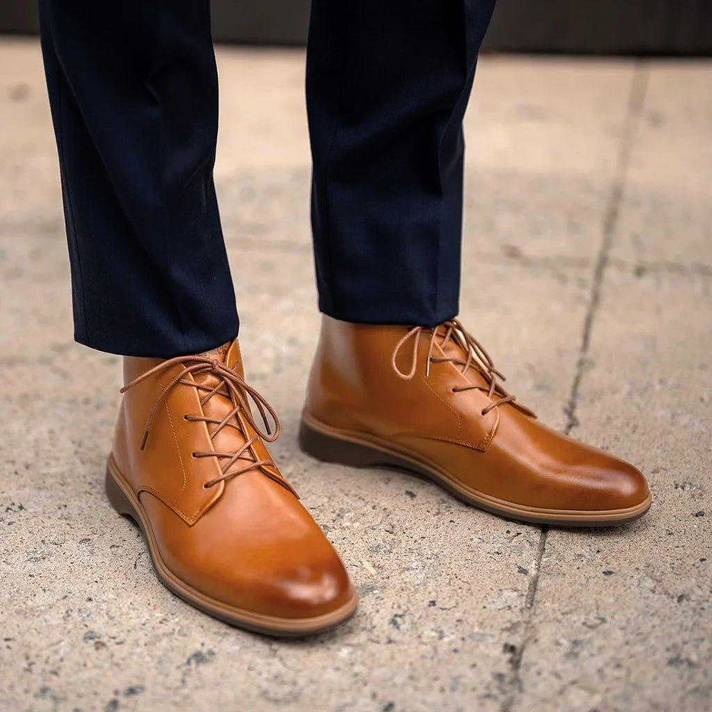 The Chukka Honey Boots Men's Chukka Boots by Amberjack – Don't Panic Shoes