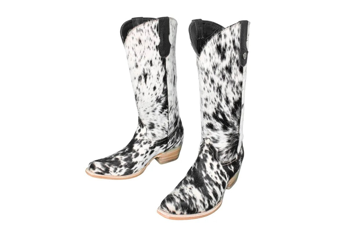 The Dakota Tall Cowhide Boots - Size 10 Us by Stiefeld Boots – Don't Panic Shoes