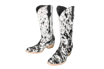 The Dakota Tall Cowhide Boots - Size 10 Us by Stiefeld Boots – Don't Panic Shoes