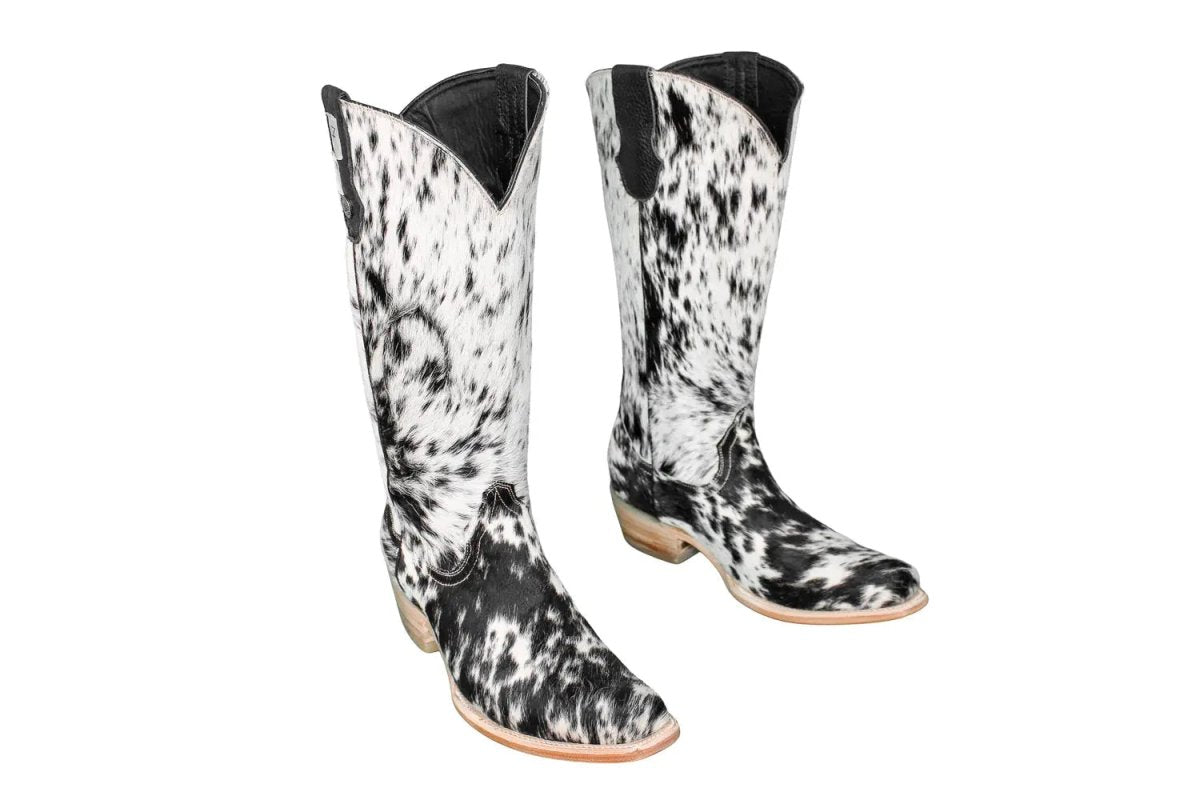 The Dakota Tall Cowhide Boots - Size 10 Us by Stiefeld Boots – Don't Panic Shoes