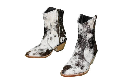 The Jolene Boots - Short Shaft High Heel - Size 8 by Stiefeld Boots – Don't Panic Shoes