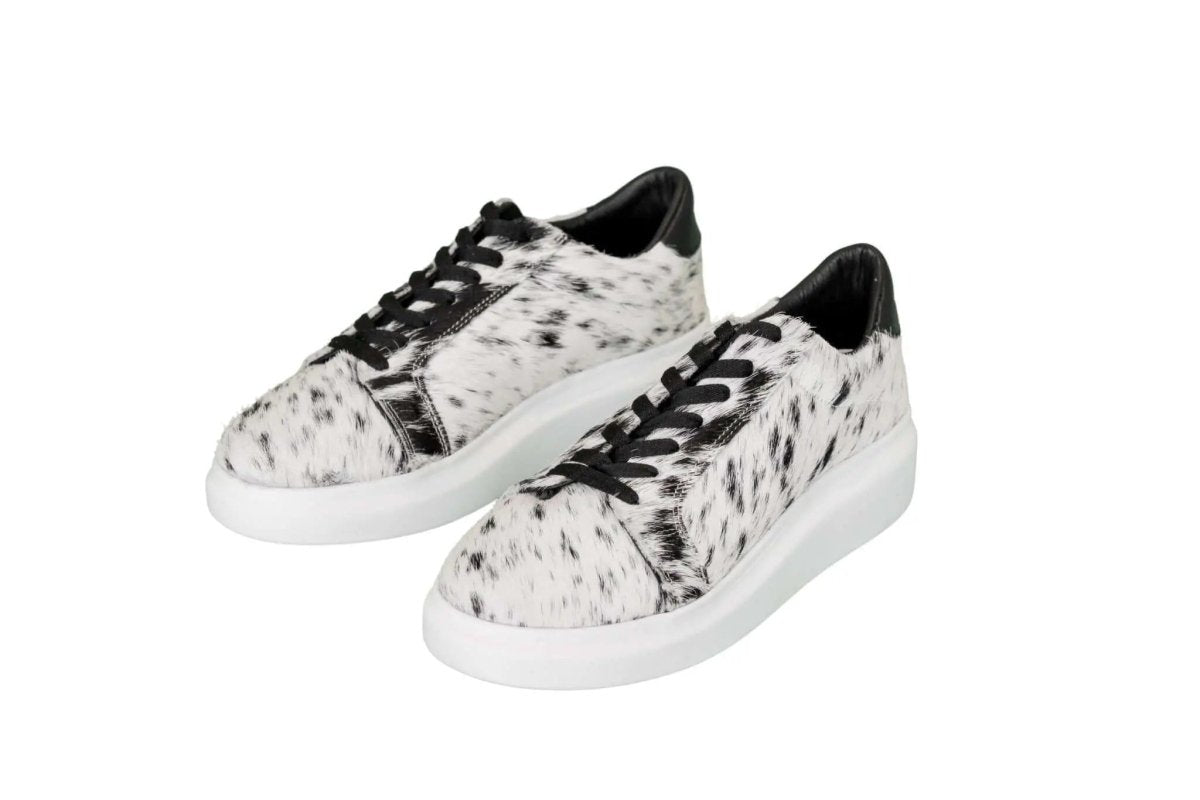 The Julia Cowhide Sneakers - Size 9.5 by Stiefeld Boots – Don't Panic Shoes