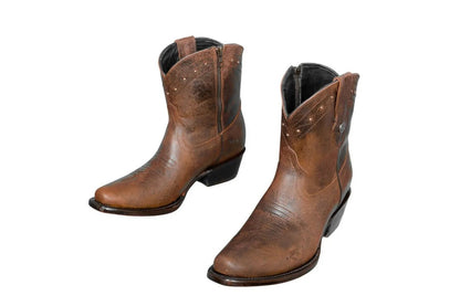 The Loretta Brown Leather Boots by Stiefeld Boots – Don't Panic Shoes