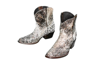 The Loretta Cowhide Boots - Rose Gold Metallic Limited Edition by Stiefeld Boots – Don't Panic Shoes