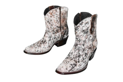 The Loretta Cowhide Boots - Rose Gold Metallic Limited Edition by Stiefeld Boots – Don't Panic Shoes