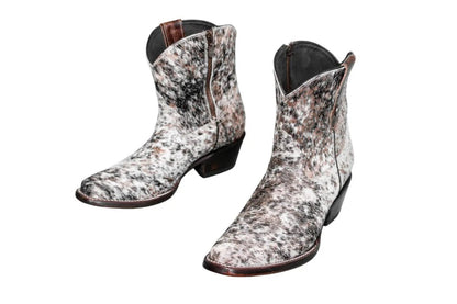 The Loretta Cowhide Boots - Rose Gold Metallic Limited Edition by Stiefeld Boots – Don't Panic Shoes