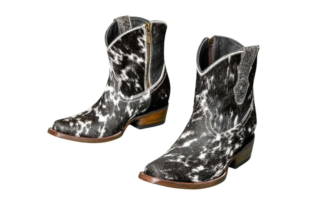 The Loretta Cowhide Boots - Size 5.5 Us by Stiefeld Boots – Don't Panic Shoes