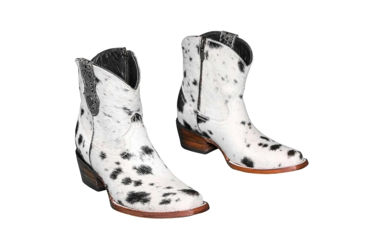 The Loretta Cowhide Boots - Size 6.5 Us by Stiefeld Boots – Don't Panic Shoes