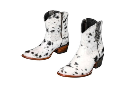 The Loretta Cowhide Boots - Size 6.5 Us by Stiefeld Boots – Don't Panic Shoes