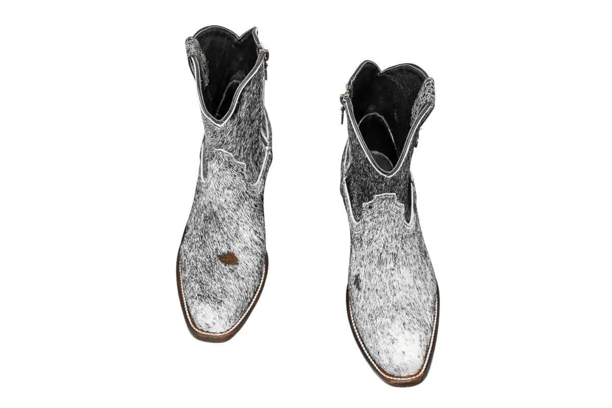 The Loretta Cowhide Boots - Size 7.5 Us by Stiefeld Boots – Don't Panic Shoes