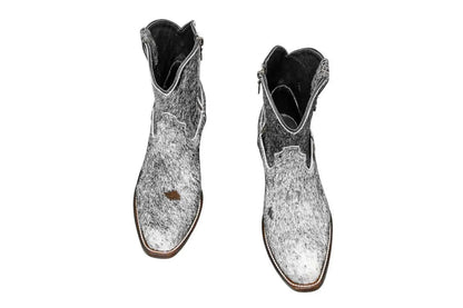 The Loretta Cowhide Boots - Size 7.5 Us by Stiefeld Boots – Don't Panic Shoes