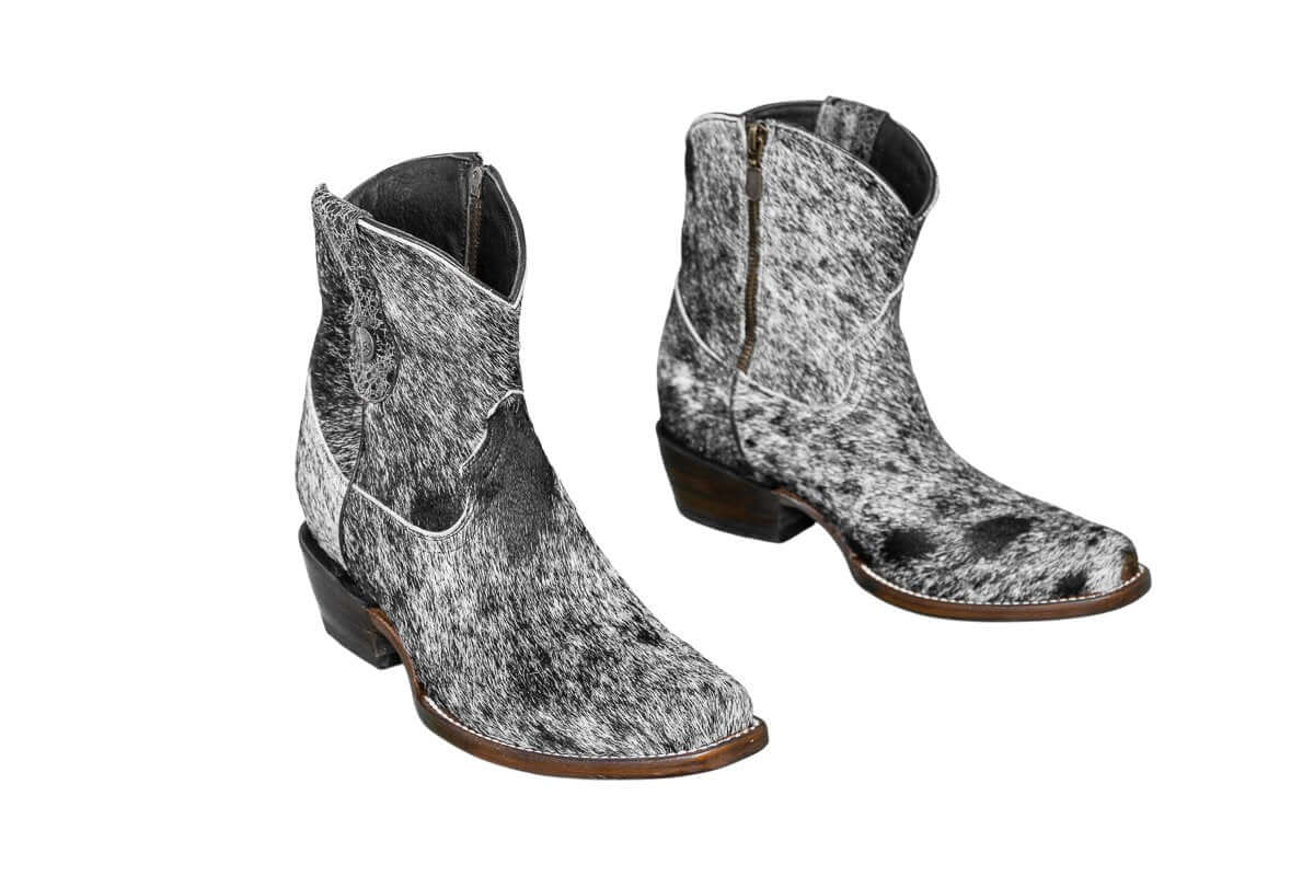 The Loretta Cowhide Boots - Size 7.5 Us by Stiefeld Boots – Don't Panic Shoes