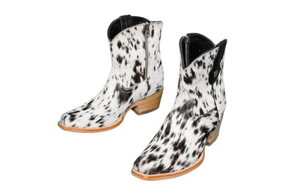 The Loretta Cowhide Boots - Size 7.5 Us by Stiefeld Boots – Don't Panic Shoes