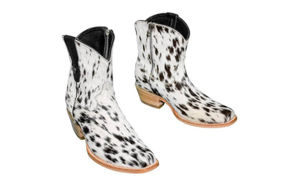The Loretta Cowhide Boots - Size 7.5 Us by Stiefeld Boots – Don't Panic Shoes