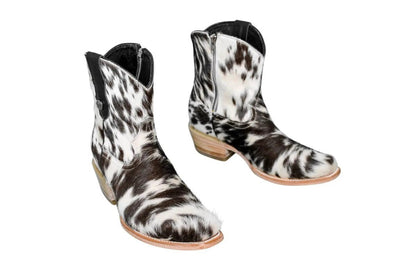 The Loretta Cowhide Boots - Size 8.5 Us by Stiefeld Boots – Don't Panic Shoes