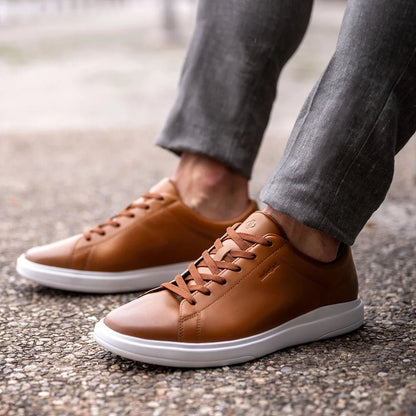 The Low - Top Honey Sneaker Casual Everyday Footwear Men's Dress Shoes by Amberjack – Don't Panic Shoes