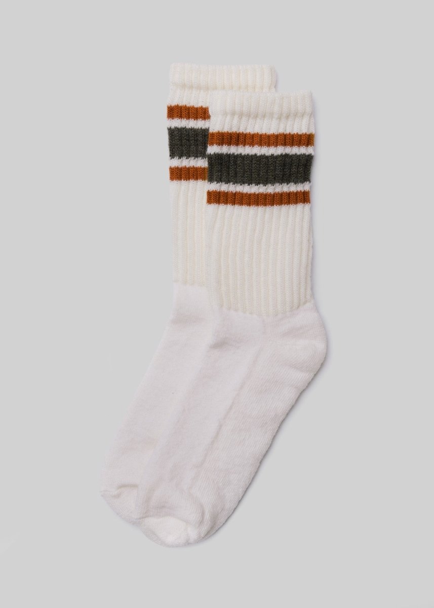 The Merino Retro Stripe Socks by American Trench – Don't Panic Shoes