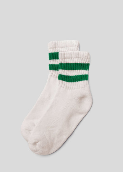 The Mono Stripe Quarter Crew Socks by American Trench – Don't Panic Shoes