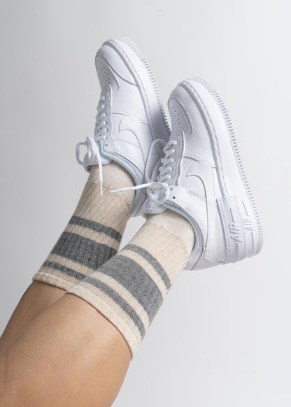 The Mono Stripe Socks by American Trench – Don't Panic Shoes
