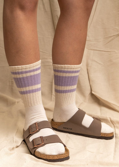 The Mono Stripe Socks by American Trench – Don't Panic Shoes