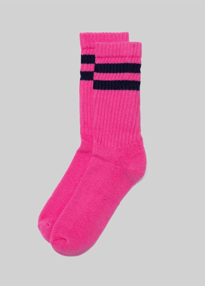 The Retro Double Stripe Socks by American Trench – Don't Panic Shoes