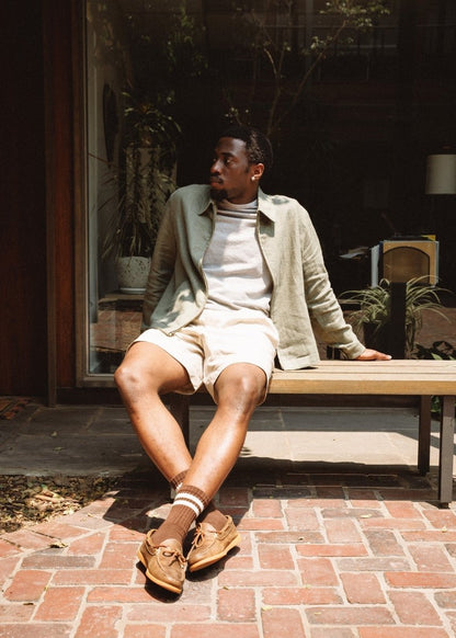 The Retro Double Stripe Socks by American Trench – Don't Panic Shoes