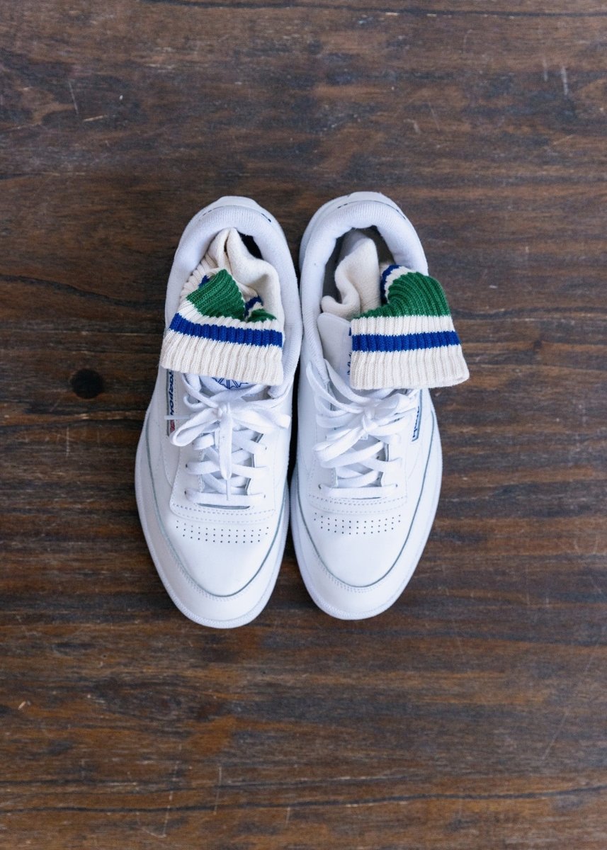 The Retro Stripe Socks by American Trench – Don't Panic Shoes