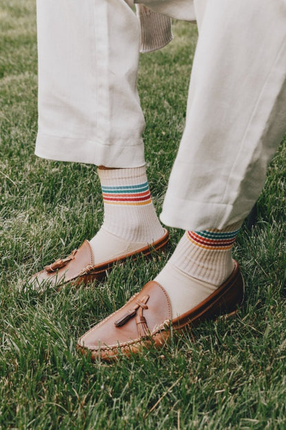 The Sam Crew Socks by American Trench – Don't Panic Shoes
