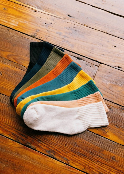 The Solids Quarter Crew Socks by American Trench – Don't Panic Shoes
